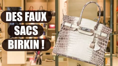 Un TRAFIC MONDIAL DE FAUX SAC DE LUXE : Le BIRKIN 